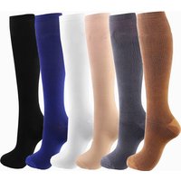 Compression Stockings Men Women 20-30 MmHg Nursing Cycling Socks Blood Circulation Promotion Slimming Compression Socks