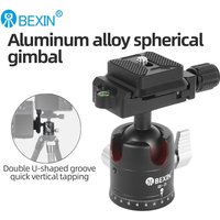BEXIN QB-26 Camera Tripod Ball Head 1/4" Quick Release Plate 360 Degree Rotating Panoramic Ball Head for DSLR Cameras Tripods