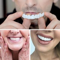 Veneers Teeth for Women Instant Veneers Upper and Lower Set Smile Improver Comfortable Tooth Replacement for Everyday Business