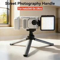 For Insta360 GO Ultra Street Photography Handle Grip Handheld Holder Selfie Stick For Insta 360 GO Ultra Accessories