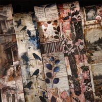Retro Material Tape for a Beautiful Day Memory Series Base Collage Decoration DIY