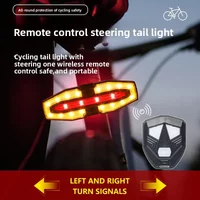 AliExpress Bicycle Wireless Remote Control Rear Light Road Mountain Bike Turn Signal Rechargeable Waterproof Outdoor Cycling Tail Light
