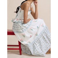 Holiday Square Collar Simple Maxi Dress, Women Summer Sleeveless Print Patchwork Party Dress, 2025 Spaghetti Strap Ladies Dress