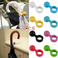 3PCS Umbrella Holder New Fashion Umbrella Stand Ring Holder Hook Umbrella Bracket Storage Rack Colorful