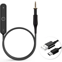 Bluetooth 5.0 Handsfree Audio Adapter Converter Wireless Receiver for AKG K450 K451 K452 K480 K490 K495 Q460 Headphones