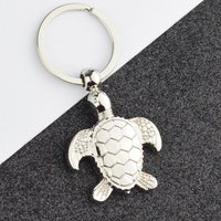 1PC Fashion Tortoise Key Chain personality Animal Pendant Car Key Holder simulation Sea turtle Keychain Bag Charm Accessories