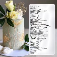 Lavendel Kuchen Schablone Vorlage Löwenzahn Hochzeit Spitze Kuchen Dekorieren Fondant Werkzeuge Kunststoff DIY Zeichnung Kuchen Form Schablonen