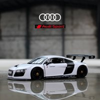 1:24 AUDI R8 Alloy Racing Car Model Diecast Metal Toy Sports Car Vehicles Model Simulation Collection Boys Toy For Chidrens Gift