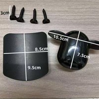 1/3PCS Toilet Roll Holder Funny Toilet Paper Holder Free Standing Bathroom Set Black Roll Rack Cute Bathroom Decor