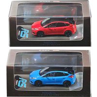 Diecast 1:64 Scale Focus RS 2018 Alloy Simulation Car Model Static Collection Decorated Holiday Gifts Toys Souvenir Gift