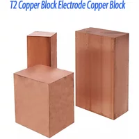 High-Quality T2 Pure Copper Electrode Blocks, Bars, Sheets & Plates (10x10mm–30x50mm) - Custom Zero Cutting Service