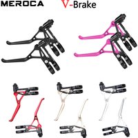 MEROCA V Brake Lever Ultralight 68g Double Brake Lever CNC Bicycle Brake Handle Purple Lever for Brompton Bmx Bike accessories