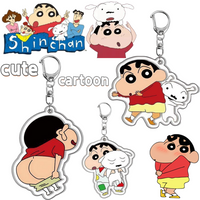 Crayon Shin-chan keychain cartoon cute Pochi high appearance value fashionable portable new style creative book bag decoration