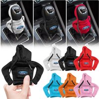 Hoodie Car Gear Shift Knob Cover Sweatshirt Handle Change Lever Decoration For Ford Mustang Edge Fiesta Focus Fusion Escape Kuga