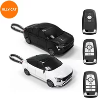Car Shape Model Car Key Case Fob Shell For Ford Key Fob Cover EXPLORER ESCAPE FOCUS EDGE Mustang MONDEO F150 TAURUS ESCORT