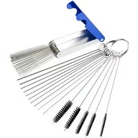 Hot Brushes Cleaner Tools for Automobile Motorcycle ATV Welder Carb Chainsaw Carburetor Carbon Dirt Jet Remove Cleaning Needles