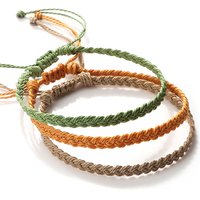 26 Colors Adjustable Woven Friendship Bracelet For Women Men Wax Thread Wrap Rope Knot Bracelets&Bangles Handmade Jewelry Gifts