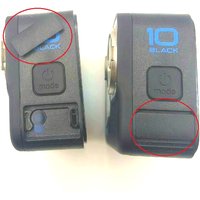 Gopro Hero 9 10111213 Microphone Cover Original Accessories Protect Case Slot Repelling Water Dust Guard Side Door Protect Frame