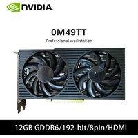 NVIDIA RTX 3060 Ti GPU 0M49TT 8GB GDDR6 256-bit graphics card For PCI-E 3.0 8-Pin HDMI DP dual-fan for Desktop PC Computer