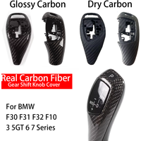 Replacement F30 F10 Carbon Fiber Automatic Shift Knob Gear Shift Case Cover for Bmw F31 F32 F33 F34 F36 F07 F11 F06 F12 F14 image 4