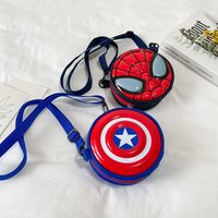 2026 Marvel New Children's Shoulder Backpack Spiderman Pattern backpack baby coin purse bags Casual Student Boys Girls Bag