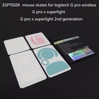 1 Pack Esptiger Mouse Skates Feet For G PRO X Superlight GPX 2 GPW 1st 2nd 3rd 4th Generation 2C White Arc 2.0 ICE Mouse glides
