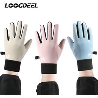 AliExpress loogdeel LOOGDEEL 1 Pair Kids Winter Gloves Winter Thermal Boys Girls Children Windproof Anti-Slip Touchscreen Gloves Age 3-15 Years