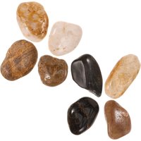 1Set Aquarium Pebbles Natural Colorful Glass Gravel 500G for Fish Tank Plant Pots Garden Stones Landscaping Decoration