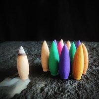 FY 30 Minutes Oversized reflux incense cones Sandalwood Lavender Jasmine Backflow Smoke Incense Purified Air Home Fragrance