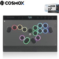 Haute42-COSMOX C16S Leverless Controller Joystick Hitbox For Switch Steam Ps4 Ps5 Magnetic Acrylic Panel Arcade 1.5U Keycaps