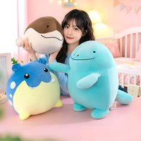 30-60CM Big Size Pokemon Plush Quagsire Cartoon Anime Spheal Plushies Dondozo Peluche Comfortable Soft Doll Children Toy Gifts