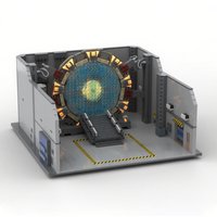 NEW 1545PCS MOC Medieval Castle Stargate SG1 Gate Room Model Bricks Architecture DIY Assembly Display Home Decor Gift