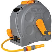 Compact Enclosed Hose Reel with 25 m Hose and Connectors