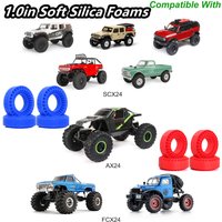 1.0“ Tires Soft Silica Gel Anti Foams Insert 55mm sponge for 1/18 1/24 RC Crawler Car Axial SCX24 AX24 FMS FCX24 Traxxas TRX4M