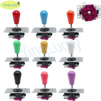1pcs Latest Arcade Joystick with 5pin Oval Ball Head Stick Copy Sanwa Joystick TO Arcade DIY Kit