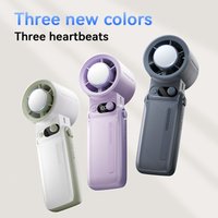 Portable Handheld Turbofan 199Gear Strong Wind LED Digital Display 135 ° Foldable Outdoor 3-in-1 Handheld Fan 8000mAh F5PRO