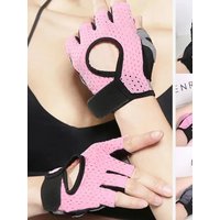 AliExpress WRELS Gym Fitness Gloves For Women, Breathable Half Finger Anti-Slip Gloves For Bicycle Cycling Weight Lifting Yoga