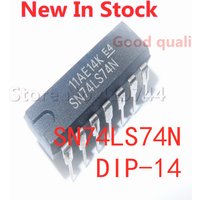 5PCS/LOT 74LS74 SN74LS74AN SN74LS74N DIP-14 Dual Type D Flip Flop In Stock NEW original IC