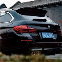 SPOILER CAP For BMW 5 F11 535i Msport 2010-2017 Carbon Fiber Car Wing Rear Roof Spoiler for BMW 5 series Touring (F11) M Sport