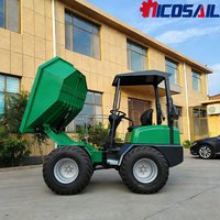 D130 Mini Dumper 12km/h for Ranch Digging Sand Hauling Garden Pond Excavation Soil Moving Narrow-Alley Stable Operation