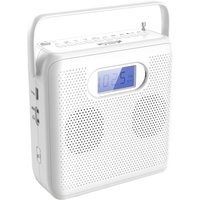 Portable CD Player Bluetooth with Speakers USB/MP3 and FM Radio vertical design with DC 5V and battery power