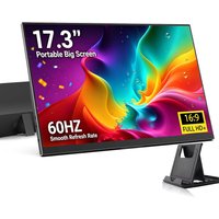 17.3 Inch Portable Monitors 1600*900P HD 250Nits IPS 1000:1 16:9 With Type-C Mini HDMI For Phone LaptoP XBox Mac PS4/5 Switch