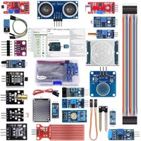 22 in 1 Sensor Kit Module Kit for Robot Learning Beginner Kit Soil Moisture Microphone Photosensitive Obstacle Avoidance Sensor
