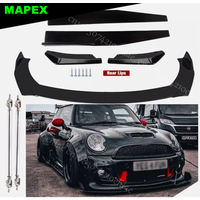 For Mini Cooper Paceman Front Bumper Lip Splitter Lower Spoiler Side Skirt Rear Glossy Black