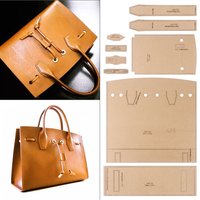 1set DIY quilting kraft paper template, paper pattern design mold, for manually cutting sewing leather tote bag/hand bag stencil