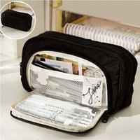 Kawaii Large Capacity Multi Layer Pencil Case Student Pencil Bag School Stationery Supplies Box And Makeup Storage Bag