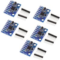 5Pcs GY-521 MPU-6050 MPU6050 Accelerometer Gyroscope Module๏ผ3 Axis Accelerometer and 6 DOF 6 Axis 16-bit Analog Gyro Sensors Kit