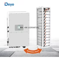 Deye High Voltage 50kWh 60kWh 100kWh 200kWh Battery Energy Storage System All in One High Voltage Inverter and Battery Pack Set