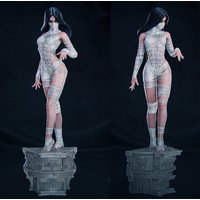 1/24 75mm 1/18 100mm Resin Model KitsSpider Silk Girl Figurine Unpainted No Color RW-1242