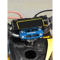 NICECNC Handlebar Handle Bar Bracket Clamp with Key Guard For Yamaha Raptor 700 YFM700 2006-2009 2011-2023 700R YFM700RSE 2010